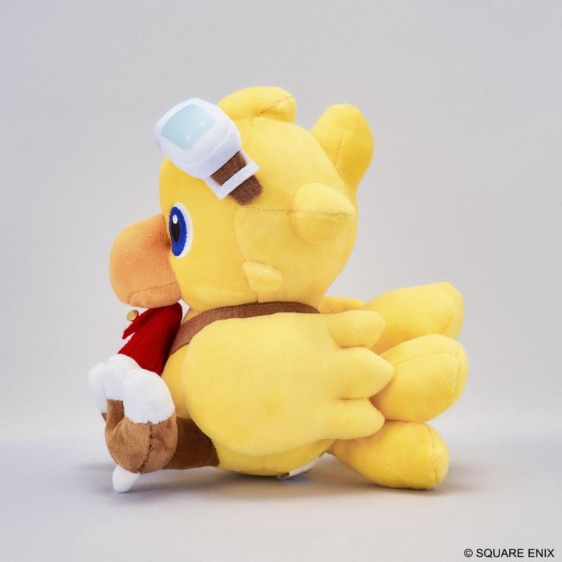 FINAL FANTASY - Chocobo & The flying ship - Peluche Picture Book 16cm