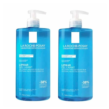 La Rocheposay Lipikar Cleansing Gel 2x1000ml