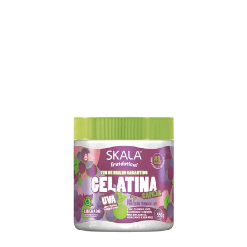 Skala Fruity Grape Hair Gelatin Extreme Shine 550g