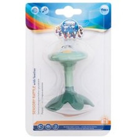 Canpol Babies Sensory Rattle With Teether Green