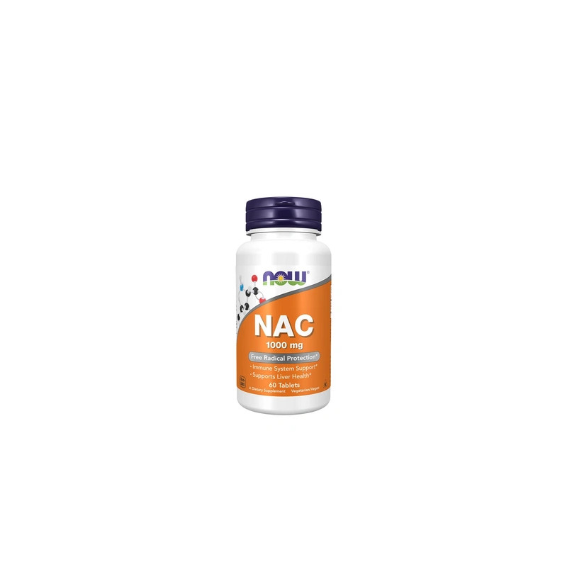 Now Foods Nacetyl Cysteine 1000 Mg 60 Tablets