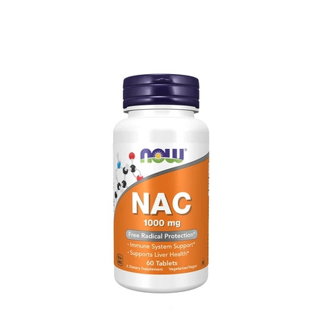 Now Foods Nacetyl Cysteine 1000 Mg 60 Tablets