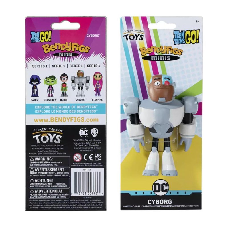 Teen Titans Go! figurine flexible Bendyfigs Cyborg 11 cm