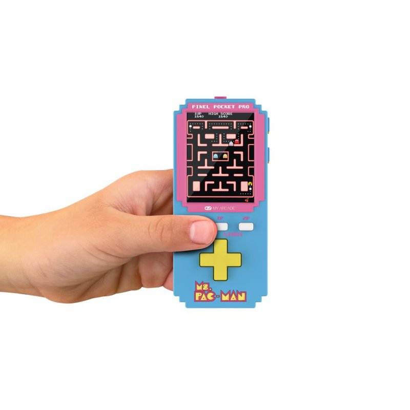 My Arcade Pixel Pocket Pro Ms.Pac-Man portable game console 5.08 cm (2") Blue, Pink