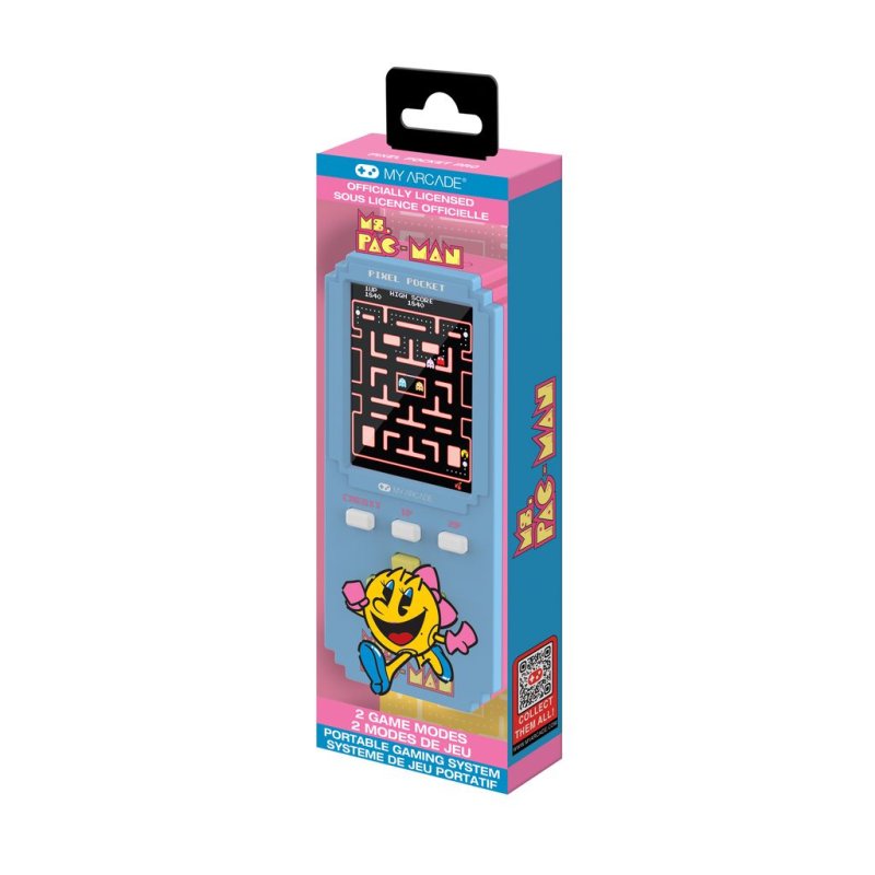 My Arcade Pixel Pocket Pro Ms.Pac-Man portable game console 5.08 cm (2") Blue, Pink