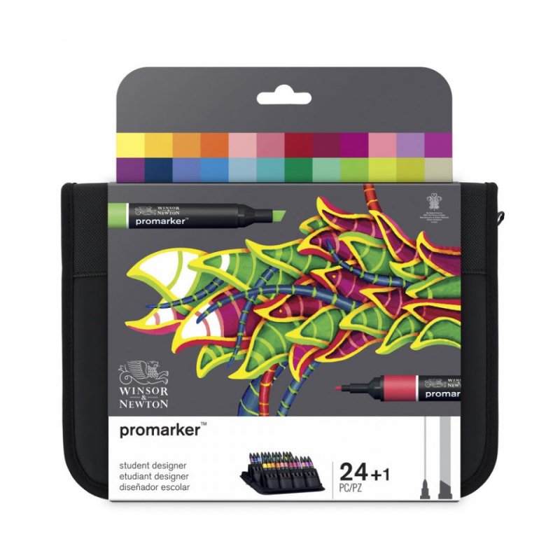 Winsor & Newton - Promarker Set - Student 24pcs Wallet