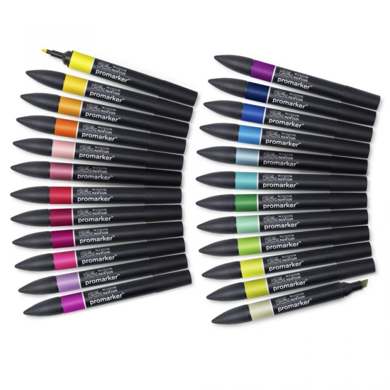 Winsor & Newton - Promarker Set - Student 24pcs Wallet