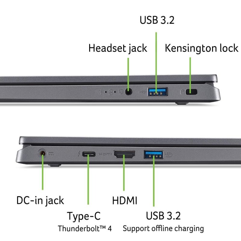 Acer Aspire 5 (A17-51M-71CJ) 17,3" Full-HD, IPS, Intel 7-150U, 16GB RAM 512GB SSD, Windows 11