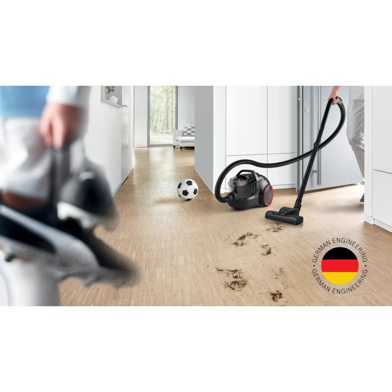 Bosch Serie 4 ProPower BGS21POW2 Canister vacuum cleaner Bagless 2 L Black
