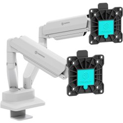 ONKRON G160-BW support d'écran plat pour bureau 81,3 cm (32") Blanc, Noir