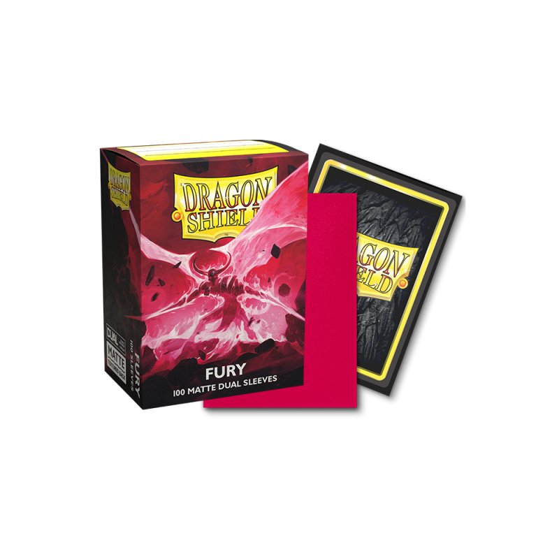 Lot de 100 Sleeves Dragon Shield Dual Matte (Fury)
