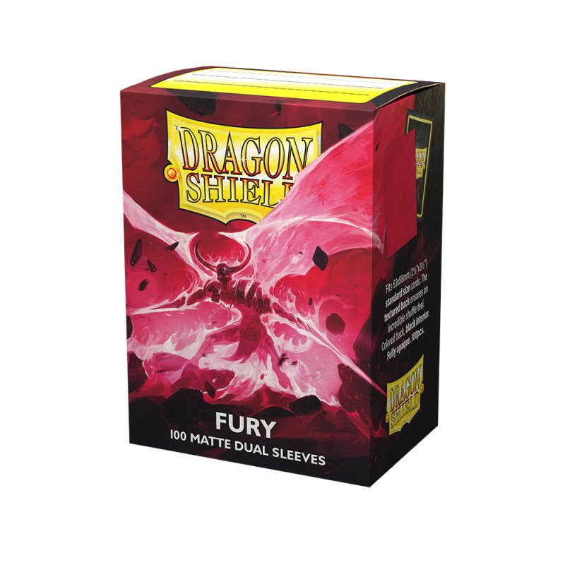 Lot de 100 Sleeves Dragon Shield Dual Matte (Fury)