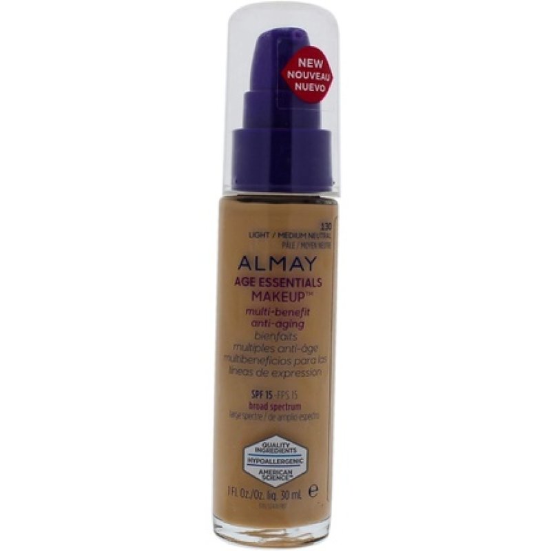 Almay Age Essentials Makeup Foundation Light/Medium Neutral 130