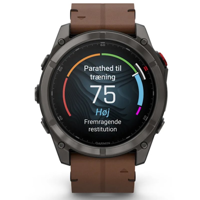 Garmin fēnix 8 Pro 3.56 cm (1.4") AMOLED 51 mm Digital 454 x 454 pixels Touchscreen Grey, Titanium Wi-Fi GPS