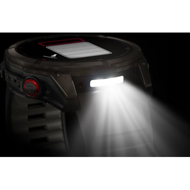 Garmin fēnix 8 Pro 3,56 cm (1.4") AMOLED 51 mm Numérique 454 x 454 pixels Écran tactile Gris, Titane Wifi GPS