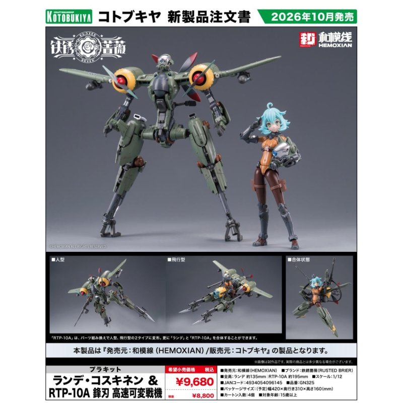 RUSTED BRIER - Rhande & RTP-10A Cutting Edge - Model Kit 14 & 19cm