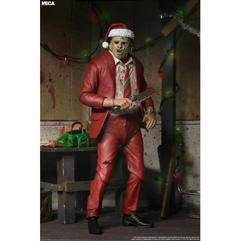 TEXAS CHAINSAW MASSACRE - Santa Leatherface - Figurine Ultimate 17cm