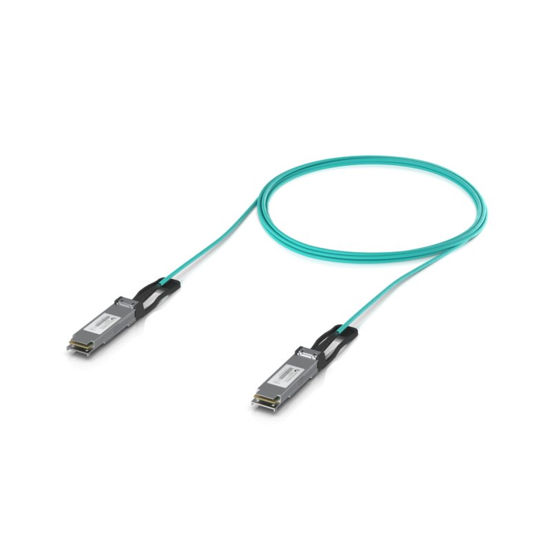 Ubiquiti UACC-AOC-QSFP28-5M câble InfiniBand et à fibres optiques Couleur aqua