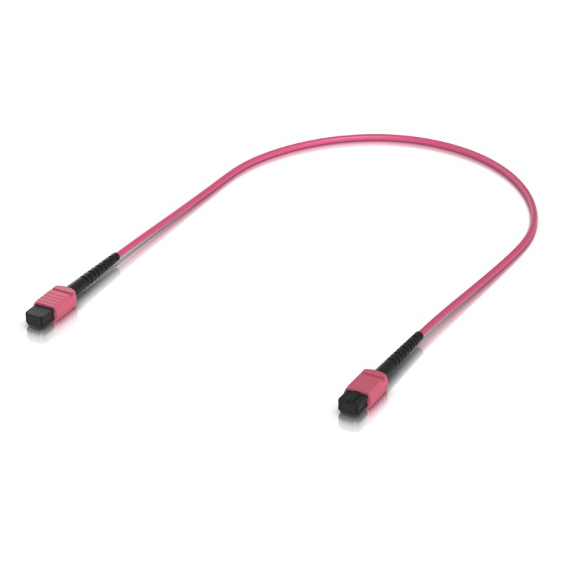 Ubiquiti UACC-OFC-MA-MPMP-0.5M câble InfiniBand et à fibres optiques 0,5 m MPO/UPC Rose