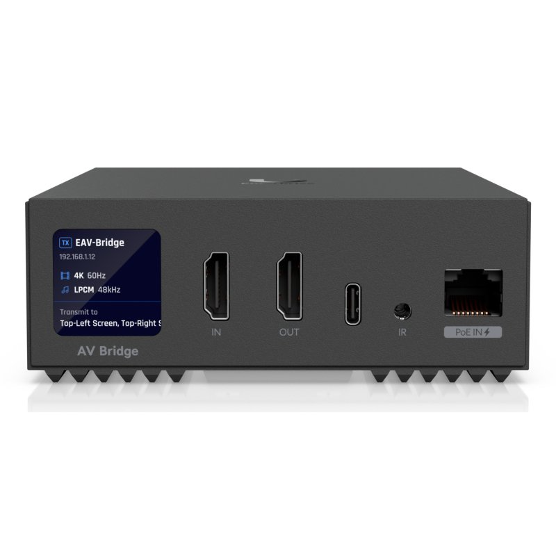 Ubiquiti Enterprise Audio/Video Bridge AV transmitter & transceiver Black
