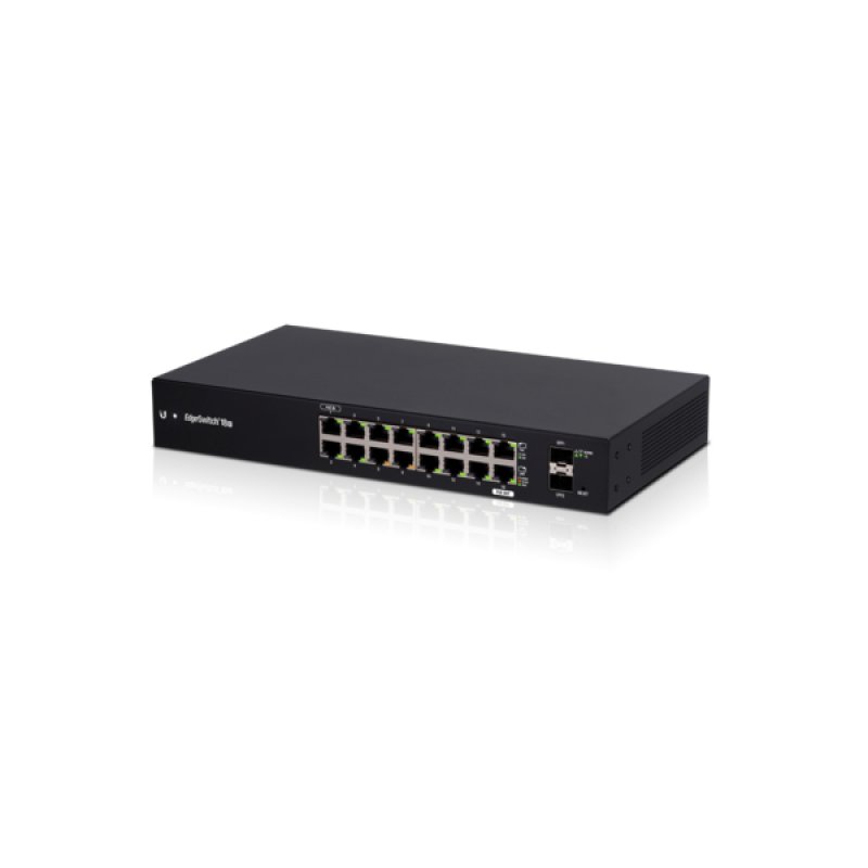 Ubiquiti EdgeSwitch ES-18X network switch Managed L2 Gigabit Ethernet (10/100/1000) Power over Ethernet (PoE) Black