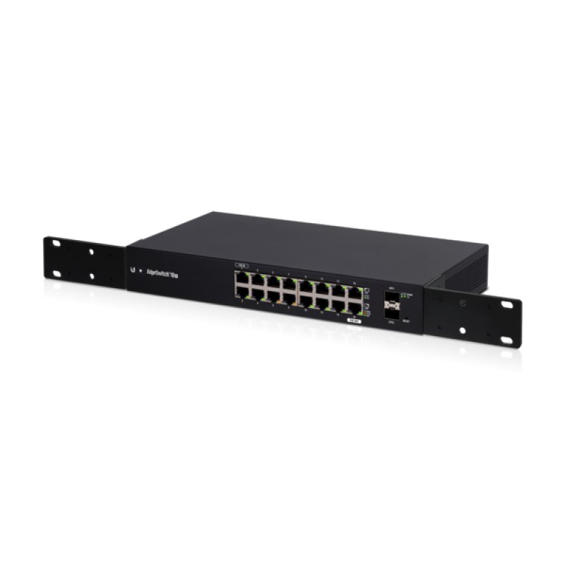 Ubiquiti EdgeSwitch ES-18X network switch Managed L2 Gigabit Ethernet (10/100/1000) Power over Ethernet (PoE) Black