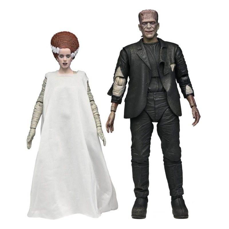 Universal Monsters Action Figures 2-Pack Bride of Frankenstein 90th Anniversary The Monster & His Mate 18 cm