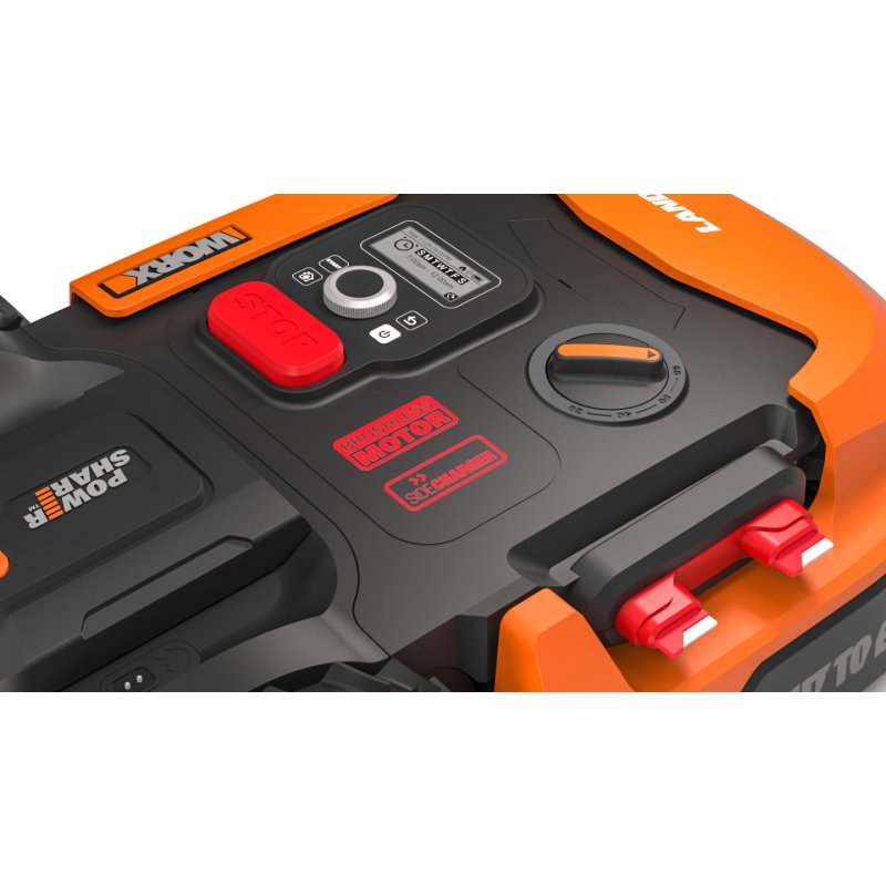 WORX WR147E.1 lawn mower Robotic lawn mower Battery Black, Orange