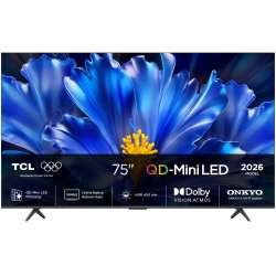 TCL QLED810L 75QLED810L TV 190.5 cm (75") 4K Ultra HD Smart TV Wi-Fi Black 450 cd/m²