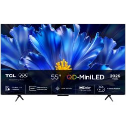TCL QLED810L 55QLED810L TV 139.7 cm (55") 4K Ultra HD Smart TV Wi-Fi Black 450 cd/m²