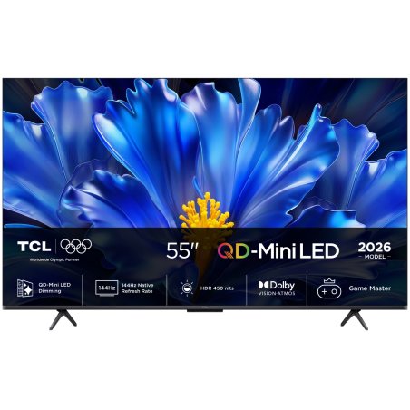 TCL QLED810L 55QLED810L TV 139,7 cm (55") 4K Ultra HD Smart TV Wifi Noir 450 cd/m²