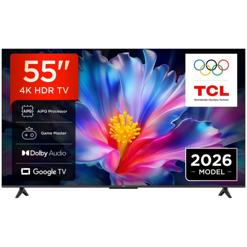 TCL P6L 55P6L TV 139.7 cm (55") 4K Ultra HD Smart TV Wi-Fi Black 270 cd/m²
