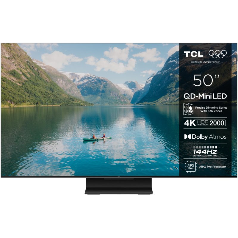 TCL 50MQLED85K TV 127 cm (50") 4K Ultra HD Smart TV Noir
