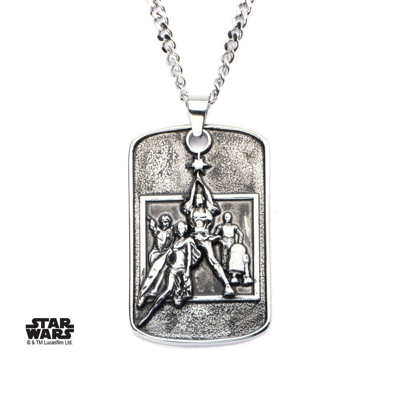 STAR WARS - Poster Relief Dog Tag Pendant comes with Chain