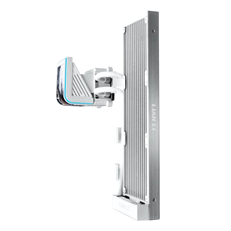 Lian Li HydroShift II OLED Curved 360 Fanless AiO-Wasserkühlung, 360 mm, OLED-Display - weiß
