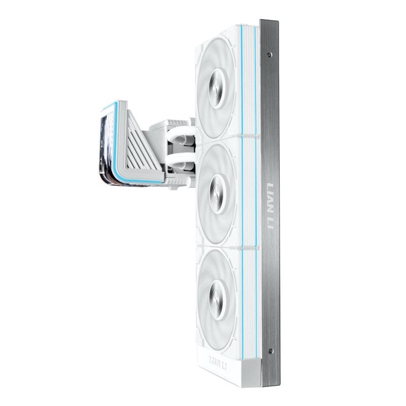 Lian Li HydroShift II OLED Curved 360 UNI FAN P28 AiO-Wasserkühlung, 360 mm, OLED-Display, P28-Lüfter - weiß