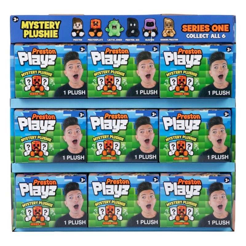Preston Playz Mini Plush Series 1 Blind Box Display (9)