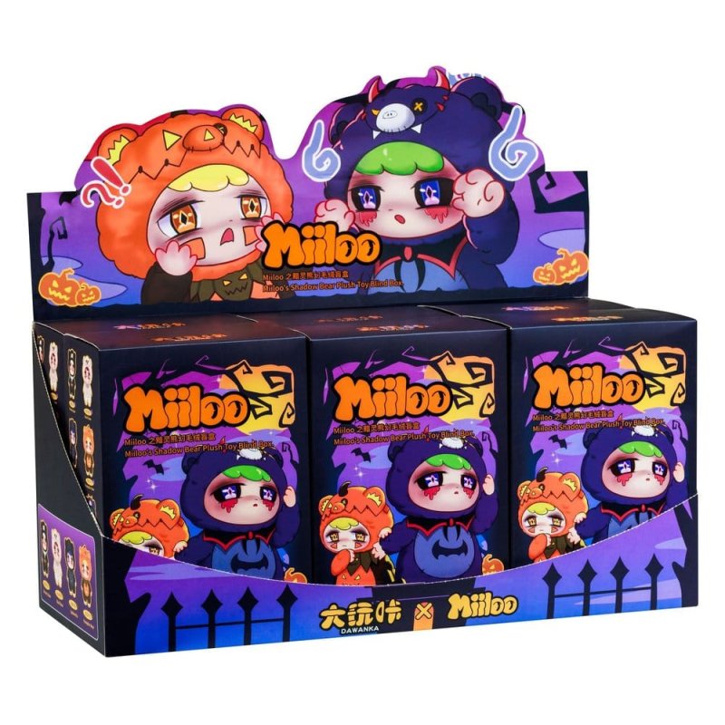Miiloo Plush Figures Halloween Blind Box Display (6)