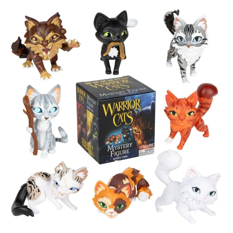 Warrior Cats Mini Figures Mystery Series 2 Blind Box Display (12)