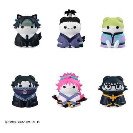 Hunter x Hunter Mega Cat Project Mini Figures Nyanter x Nyanter the Phantom Troupe x Cat 3 cm Blind Box Display (8)