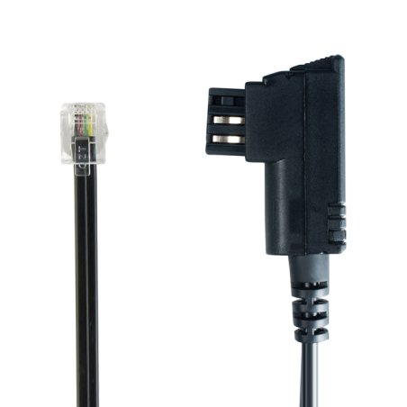 Cable RJ11 - 10m RJ11 vers Prise TAE-F (Noir)