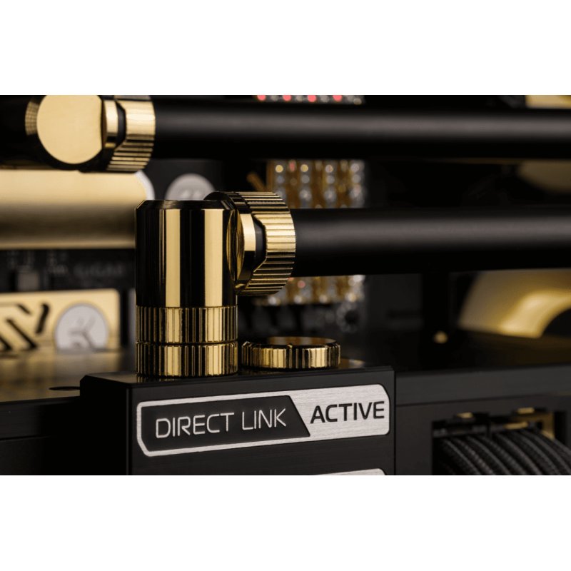 EK Water Blocks EK-Torque HDC 16 Anschluss gerade G1/4 Zoll AG auf 16mm AD Hardtube - gold