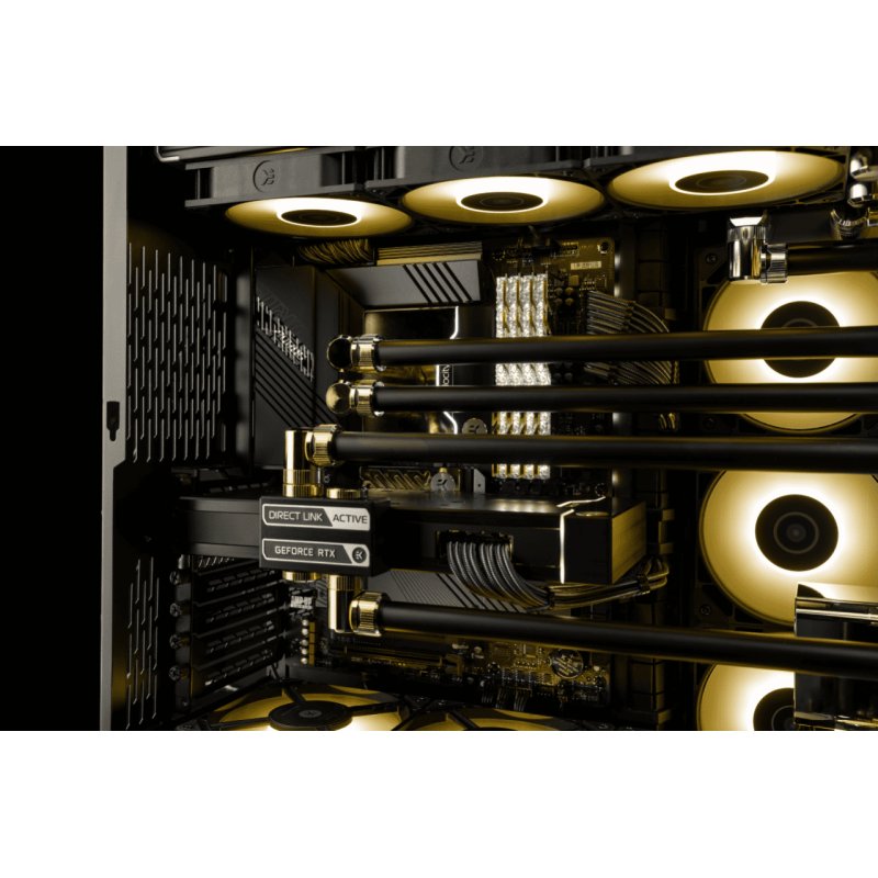 EK Water Blocks EK-Torque HDC 16 Anschluss gerade G1/4 Zoll AG auf 16mm AD Hardtube - gold