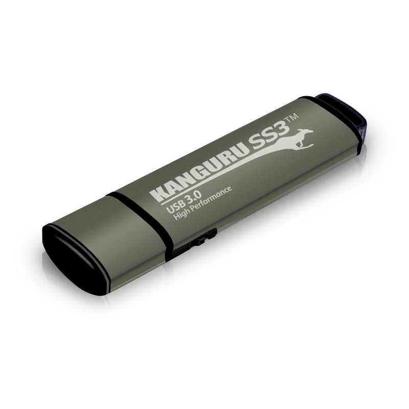iStorage Kanguru 16GB SS3 USB3.0 lecteur USB flash 16 Go USB Type-A 3.2 Gen 1 (3.1 Gen 1) Aluminium