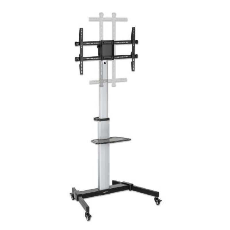 Manhattan Trolley Mount Stand for TV & Monitors, For screens: 37" to 86", -10 to 5° Tilt, 90° Rotation, VESA