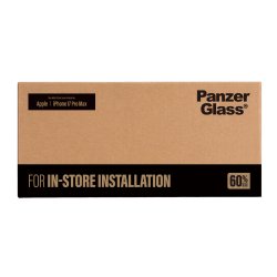 PanzerGlass Screen Protector iPhone 17 Pro Max / Ultra-Wide Fit w. Fastfit installation machine