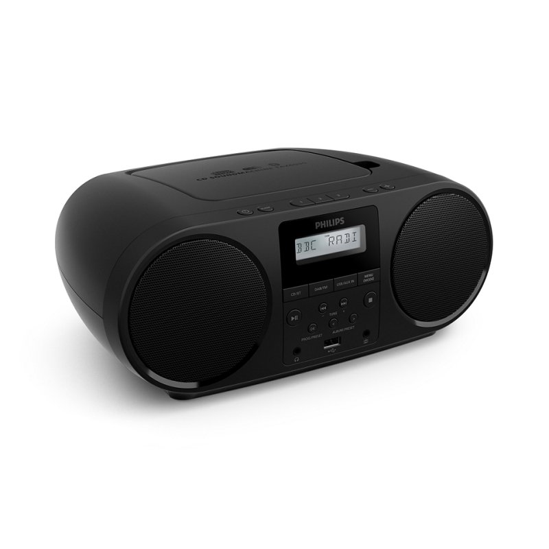 Philips TAZ6000/10 CD player Black Portable CD player