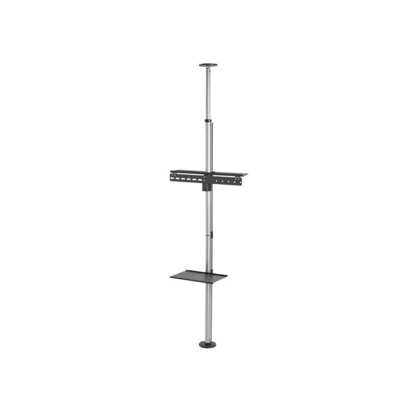 EQUIP 650621 Min. 94 cm (37") Max. 177,8 cm (70") Max. VESA 600 x 400 mm 30 kg Schwarz, Edelstahl
