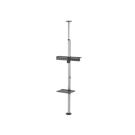 EQUIP 650621 Min. 94 cm (37") Max. 177,8 cm (70") Max. VESA 600 x 400 mm 30 kg Schwarz, Edelstahl