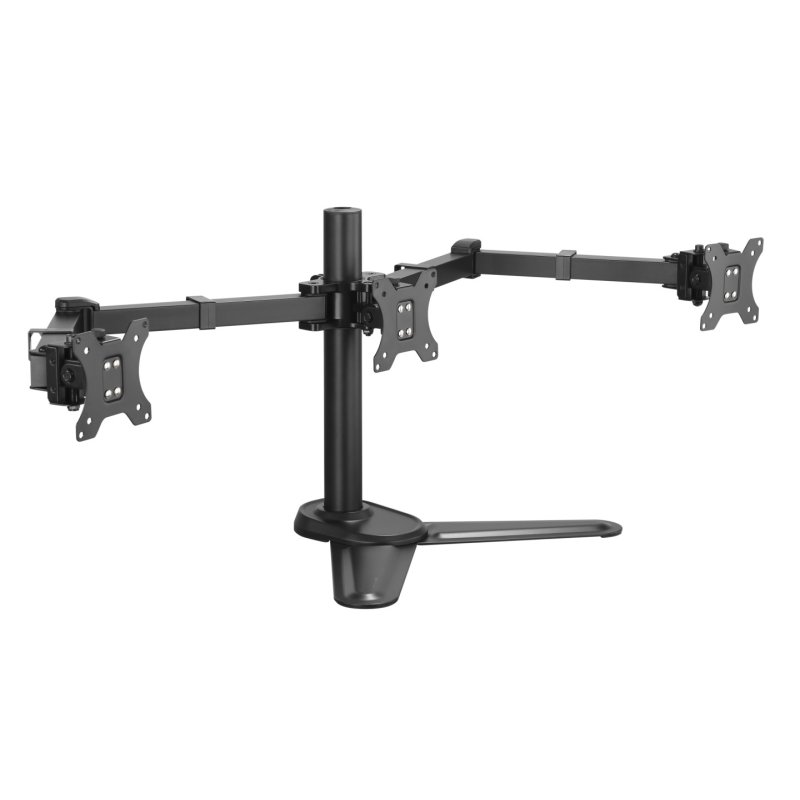 EQUIP 650125 Tisch/Bankhalterung Min. 43,2 cm (17") Max. 68,6 cm (27") Max. VESA 100 x 100 mm 21 kg Schwarz